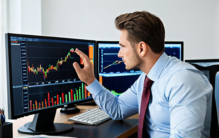 Focused Investor**

A professional-looking individual, fully clothed in appropriate business attire, calmly analyzing stock market charts on a computer screen in a well-lit, modern office. The setting is clean and organized, promoting a sense of control. "Safe for work," "appropriate content," "fully clothed," "professional," "perfect anatomy," "correct proportions," "natural pose," "well-formed hands," "proper finger count," "natural body proportions," "high quality," "professional photography."

**