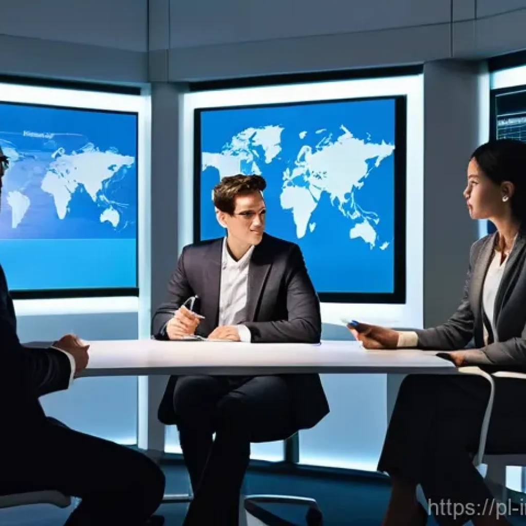감정적 투자 오류를 방지하기 위한 데이터 분석 - **Prompt 1: Data-Driven Business Strategy Meeting**
    A diverse team of four business professional...